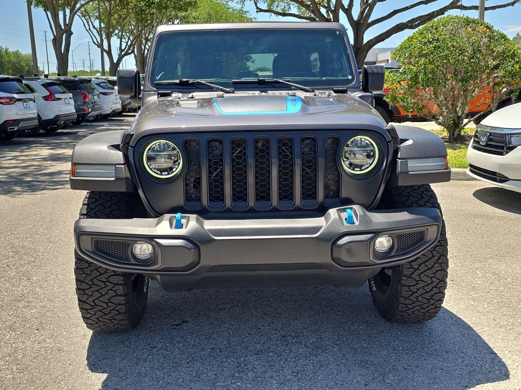 Used 2021 Jeep Wrangler Unlimited Rubicon 4XE with VIN 1C4JJXR6XMW786006 for sale in Wesley Chapel, FL