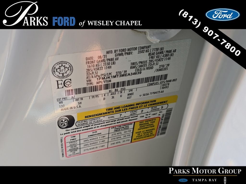 2021 Ford Expedition Max Platinum