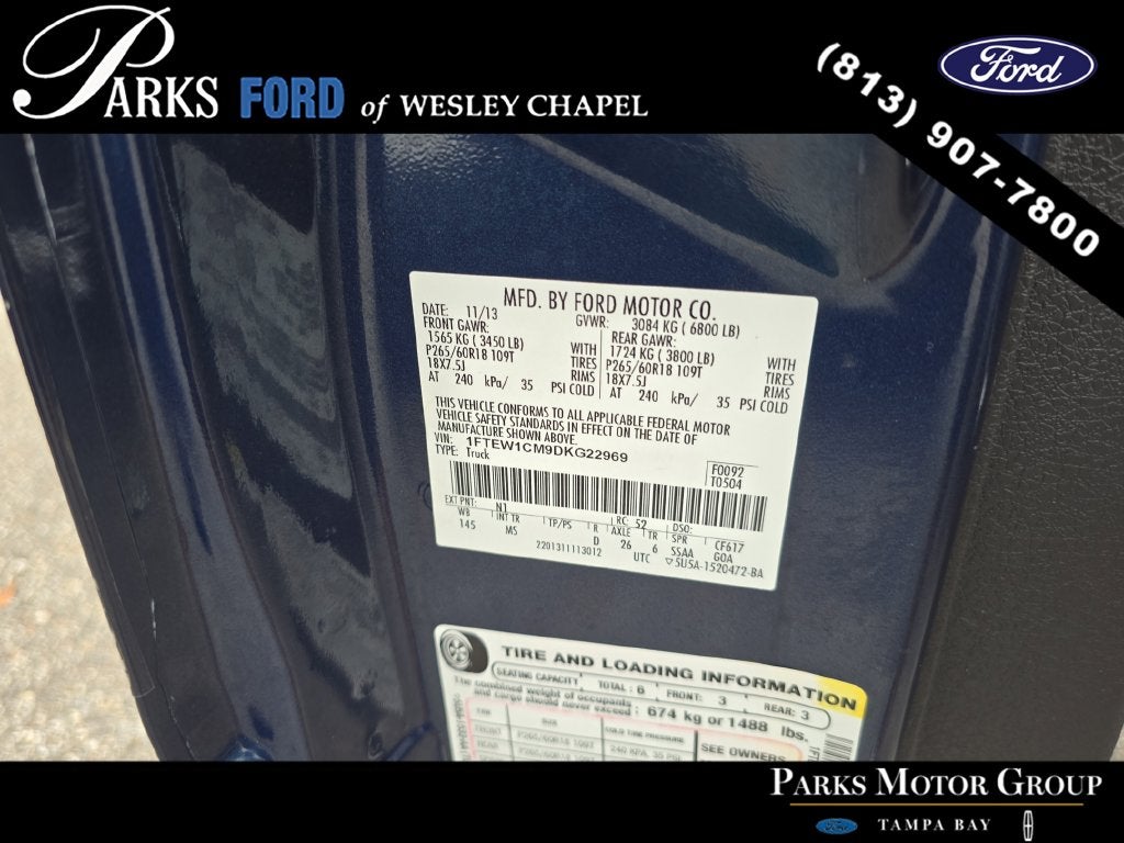 2013 Ford F-150 XLT