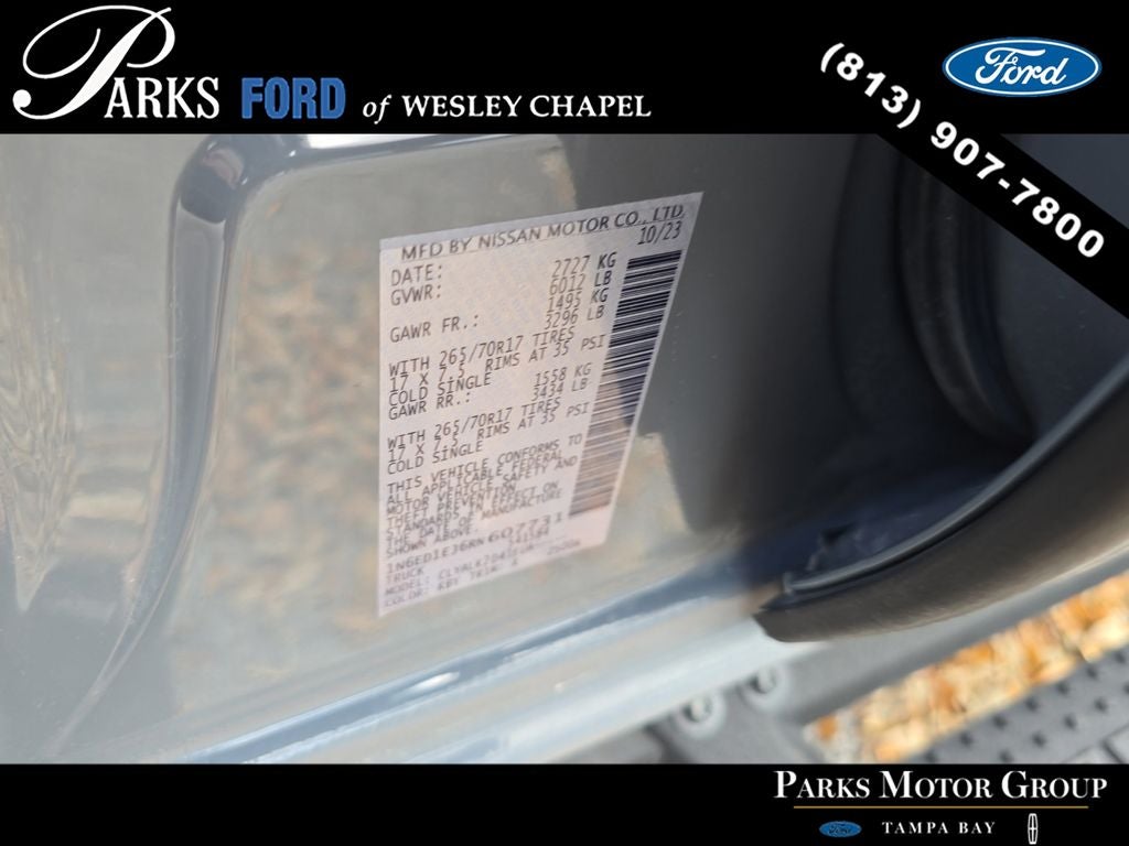 2024 Nissan Frontier PRO-X