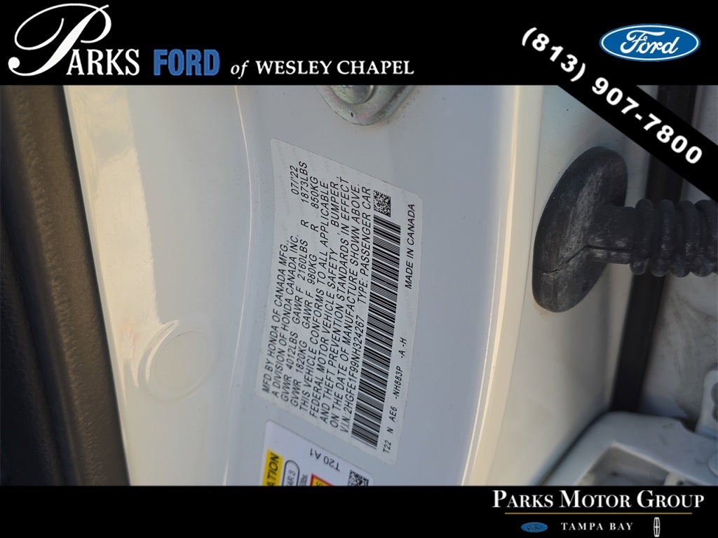 2022 Honda Civic Touring