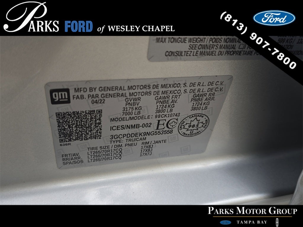 2022 Chevrolet Silverado 1500 LT