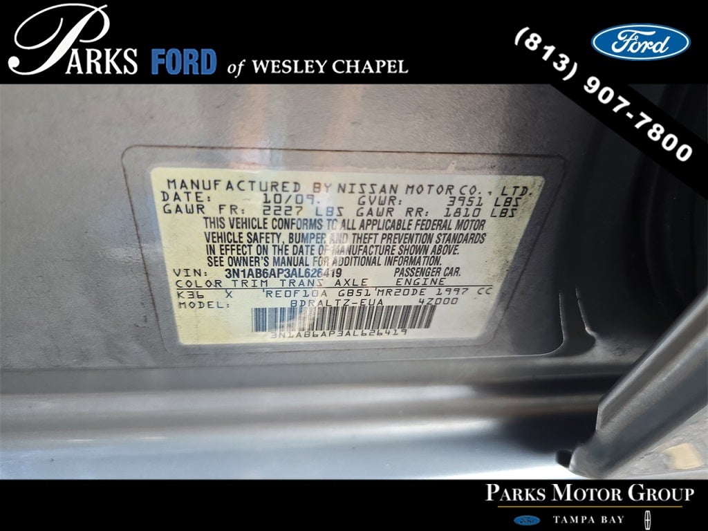 2010 Nissan Sentra 2.0 S