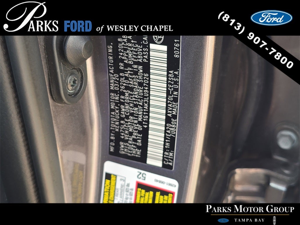 2020 Toyota Camry Base