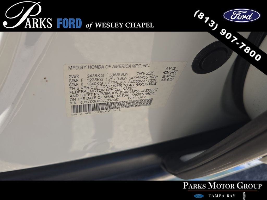 2018 Acura MDX 3.5L w/Technology Package