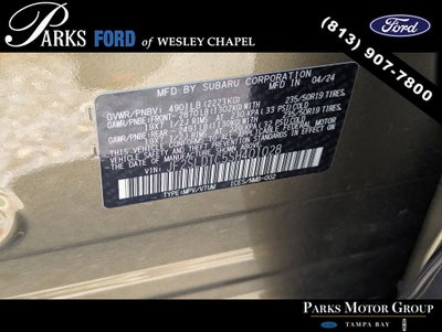 2025 Subaru Forester Touring