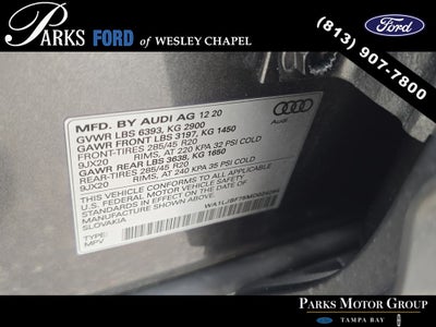 2021 Audi Q7 45 Premium Plus quattro