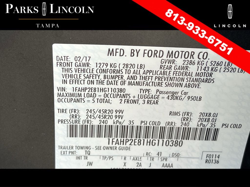 2017 Ford Taurus SEL