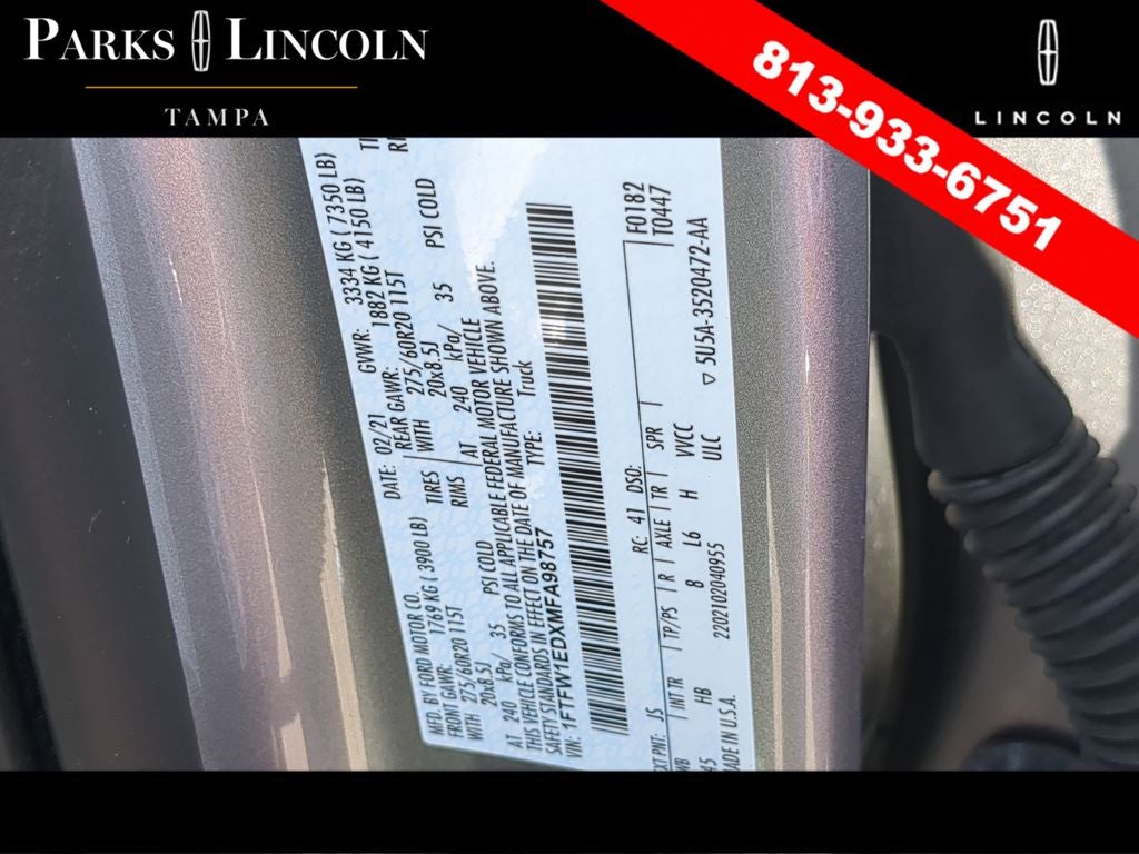 2021 Ford F-150 Lariat