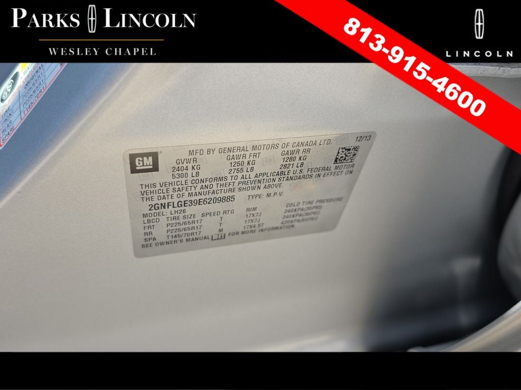 2014 Chevrolet Equinox LT 2LT