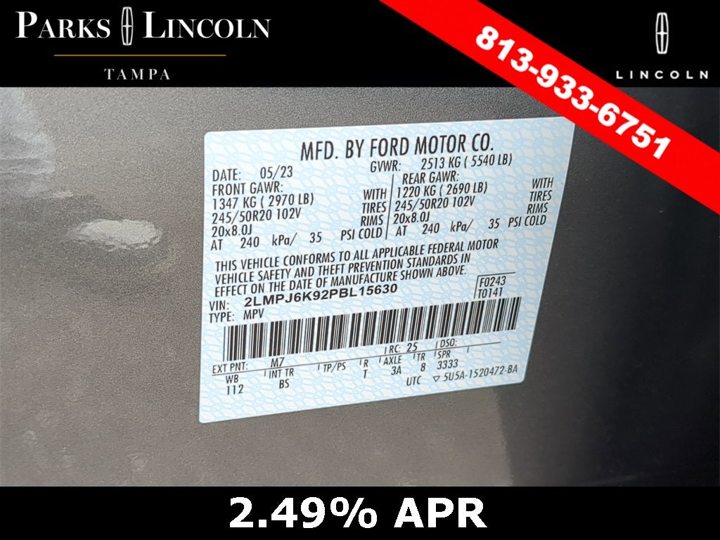 2023 Lincoln Nautilus Reserve