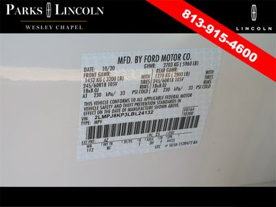 2020 Lincoln Nautilus Reserve