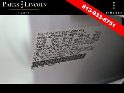 2022 Acura MDX Technology