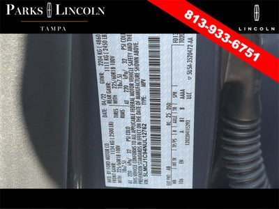 2022 Lincoln Corsair Standard