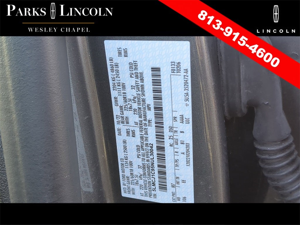 2022 Lincoln Corsair Standard