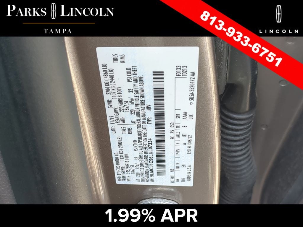 2020 Lincoln Corsair Standard