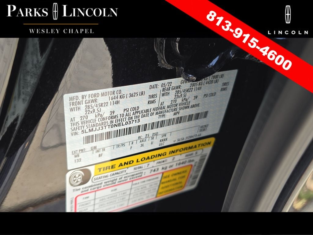 2022 Lincoln Navigator L Black Label