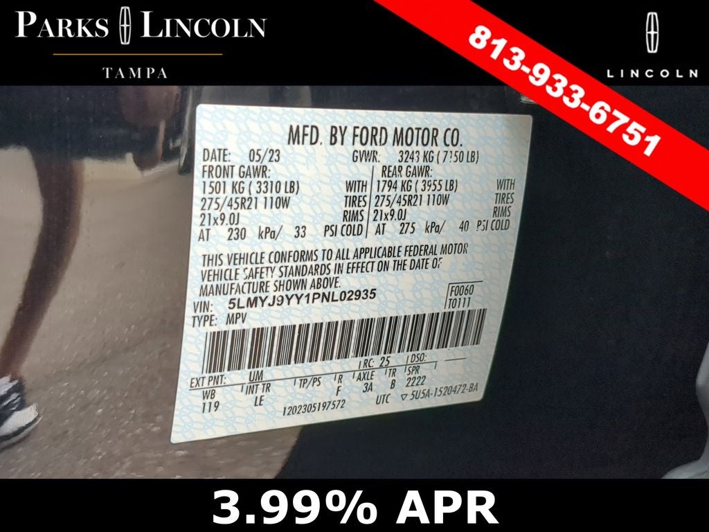 2023 Lincoln Aviator Plug-In Hybrid Black Label Grand Touring