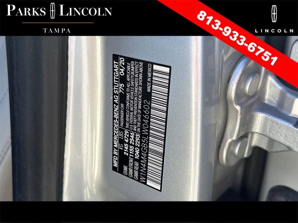 2020 Mercedes-Benz GLB GLB 250