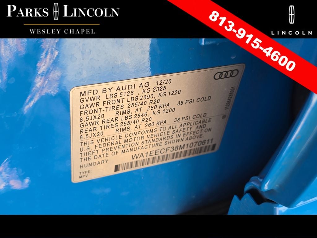 2021 Audi Q3 Premium Plus S Line quattro