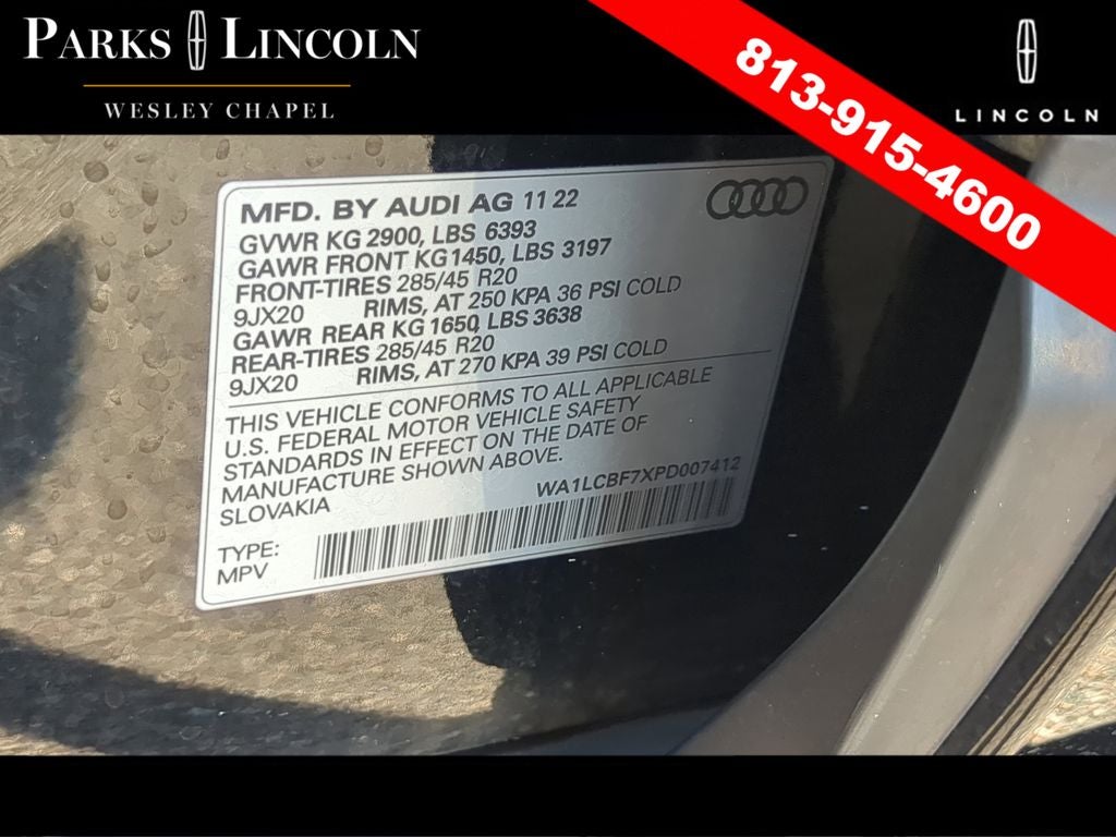 2023 Audi Q7 45 Premium Plus quattro