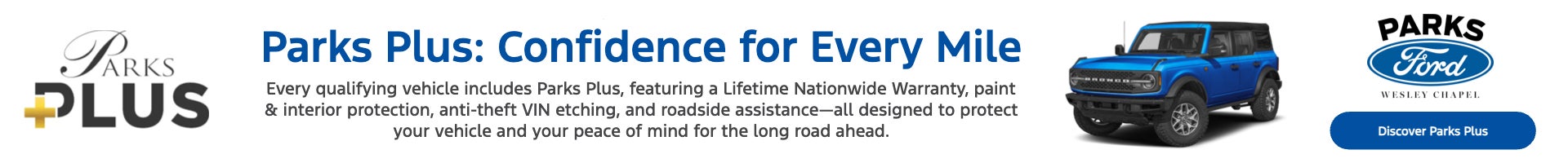 Parks Plus: Confidence for Every Mile