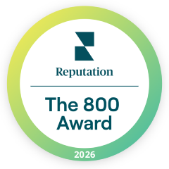 2026 800 Award by Reputation.com Award Winner